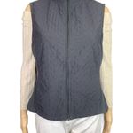 Columbia Womens Vest Quilted Lightweight Outdoor Full Zip Sleeveless Black Med Photo 4