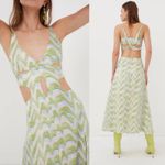 For Love & Lemons  Yori Cut out midi Dress Size XS Boho Retro Festival Artsy Photo 2