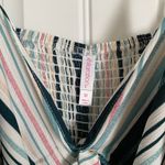 Xhilaration Striped Jumpsuit W Cut Out Photo 4