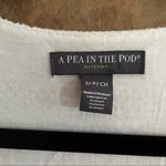 - White Lacey Maternity Top S/P A Pea In the Pod Photo 6