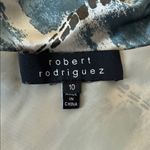 Robert Rodriguez  Orange and Black Midi Dress Photo 1