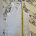 Madewell NWT High Neck in Sleekhold White Tank Top US Women XS Photo 5