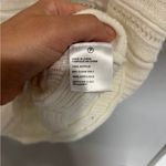 Anthropologie Moth Ivory Acrylic Eyelet Lace Crewneck Sweater Small White Photo 5