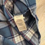 Max Studio * Women's Plaid Long Sleeve Knotted Top Size Medium Casual Stylish Photo 3