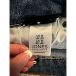 Women's Jones New York Signature Plus Size 18 Blue Lexington Ankle Jeans Photo 6