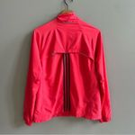 Adidas  Windbreaker Jacket Hot Pink Red Athletic Coat Size Large Photo 5