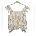 Chicwish  Moonlit Night Crochet Cropped Top Photo 2