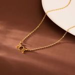 Triple Moon Goddess Necklace – 18K Gold Stainless Steel Photo 4