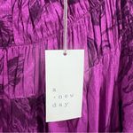 A New Day  long sleeve purple tiered floral midi dress size small NWT Photo 6