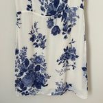 Reformation Annabell Lucerne Blue White Floral Mini Smocked Dress Size 4 Photo 4