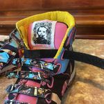 Reebok Rolland Barry x NPC Mid Multi-Color Floral Silk Screen $200 EUC US Wmn 8 Photo 4