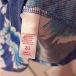 Justice Floral Blue Sleeveless Top Photo 3