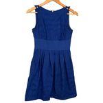 Armani Exchange Cobalt Blue Sleeveless Mini A Line Dress Sz 2 Party Cocktail Photo 1