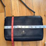 Kate Spade  Staci Medium Flap Crossbody Bag Black  With Gold Chain 10” x 7” Photo 6