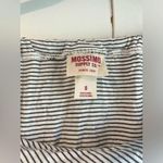 Mossimo Striped Tank Top Ruffle Hem Sleeveless Casual Summer Top Size S White Photo 1