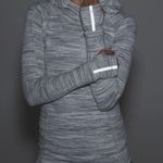 Lululemon Think Fast Hoodie Space Dye Camo White Gray Multi / Silver Spoon | 4 Photo 4