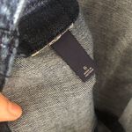 Gap Straight Leg Denim Overalls Jumpsuit With Bow Wrap  Photo 3