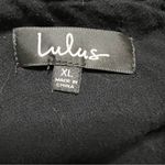 Lulus In The Garden Floral Print Skater Mini Dress XL Women’s Black EUC 721512. Photo 3