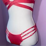 Beach Bunny Bikini Set Women L Swimwear Lingerie Bandage Wrap Skimpy Cheeky Sexy Photo 2