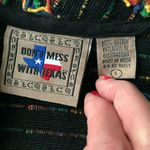 Don't Mess with Texas Jacket Blazer Large Multi Color Concho Buttons Vin… Black Photo 8