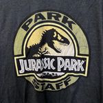 Jurassic Park Staff Movie Promo grey womans Tshirt size Medium  Photo 1