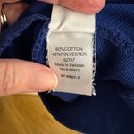 Ellos Plus French Terry Zip Pocket Tunic Dress Size L 18/20 Cobalt Blue Photo 6