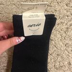 Aerie Dark Gray, Black, & Gren Glitter Sparkle Christmas Holiday Crew Socks Set Photo 10