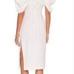 L'Academie Gemma Midi Dress in White Large Photo 1