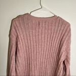 BLANK NYC  Ribbed Pullover Sweater Pink Lilac Photo 6