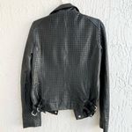 IRO caelie black lamb leather biker jacket size 6 US women Photo 6