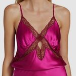 Cami NYC NWT  Florentine lace-trimmed cutout silk-satin Magnolia camisole. Size 14 Photo 5
