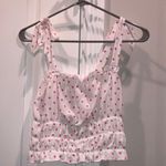 Gianni Bini , White And Pink Polkadot Tank Photo 0