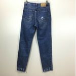 Pull & Bear Destroyed‎ Button Fly Frayed Jeans 32 Blue Size 2 Photo 3