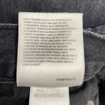 AGOLDE Criss Cross Straight Jeans in Shambles Black Wash Raw Hem Women’s Size 24 Photo 12