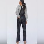 Avec Les Filles Vegan Leather Cargo Overalls black size large Photo 1