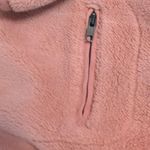 Madewell  pink 1/4 zip Sherpa pullover size XXS Photo 2