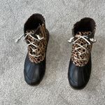 Sperry NEW Women's, Syren Gulf Duck Boot Brown Animal Print Photo 7