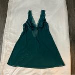 Auden Sheer Teal Satin Unlined Babydoll M Lingerie Coquette Girl Fairycore Pinup Green Size M Photo 4