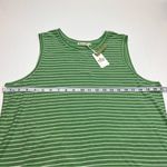 Marine layer  Womens Size‎ XL Green White Lydia Textured Stripe Tank *FLAWED NEW Photo 5