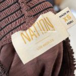 Nation Ltd Nation Prim and Proper Plaid High-Neck Women's Top size xs Photo 5