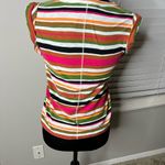 Veronica Beard  Dree striped muscle tank tee XS pima cotton Photo 4