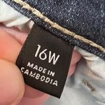 Vera Wang Simply Vera  Mid Rise Capri Blue Jeans Womens 16W Denim Stretch Casual Photo 5