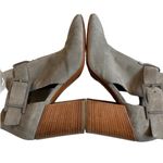 Aquatalia Freddi Suede Cutout Bootie, Ash Grey, Sz 10 Photo 3