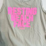 PINK - Victoria's Secret Pink Victoria Secret “Resting Beach Face” Tank Top  Photo 1