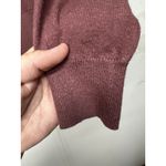 EXPRESS  Women’s Sweater XS Maroon Long Sleeve Knit Pullover Top Casual Photo 6