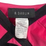 B Darlin Y2K Hot Pink and Black BodyCon Mini Dress Size 5/6 Spring Summer Date Photo 2