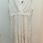 Rabbit Rabbit Rabbit Design Sz 12 White Eyelet Dress Cotton Cottagecore Prairie Photo 0