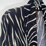Multiples Zebra Print Cardigan Women’s Large Photo 2
