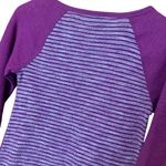Lucky Brand  fuchsia waffle knit long sleeve Henley medium 753 Photo 5