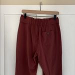 Athleta  Skyline II High Rise Paper Bag Waist Belted Tie Waist Pant Cognac Size 6 Photo 5